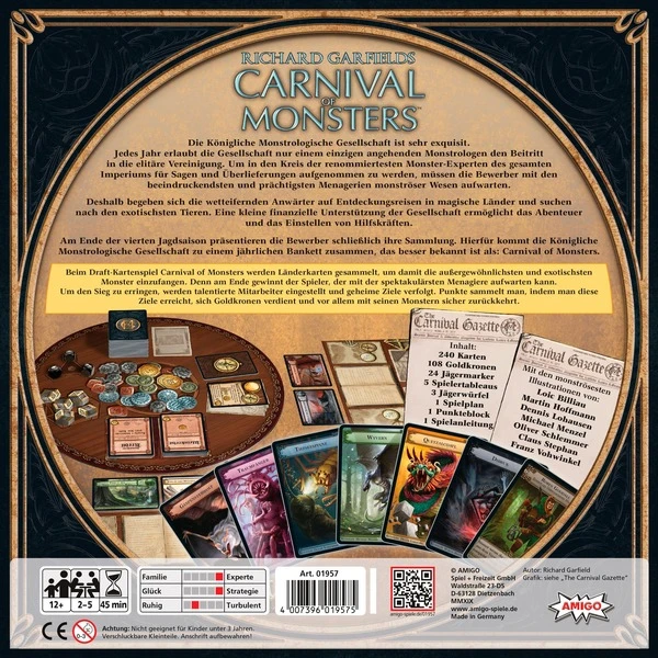 Amigo Carnival Of Monsters, Brettspiel 3 Amigo Carnival Of Monsters, Brettspiel – Bild 3