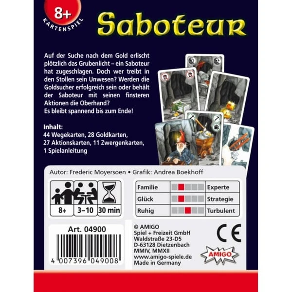 Amigo Saboteur, Kartenspiel 2 Amigo Saboteur, Kartenspiel – Bild 2