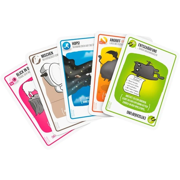 Asmodee Exploding Kittens - 2-Spieler-Edition, Kartenspiel 2 Asmodee Exploding Kittens - 2-Spieler-Edition, Kartenspiel – Bild 2