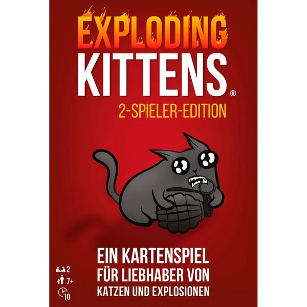 Asmodee Exploding Kittens - 2-Spieler-Edition, Kartenspiel 3 Asmodee Exploding Kittens - 2-Spieler-Edition, Kartenspiel – Bild 3