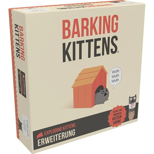 Asmodee Exploding Kittens - Barking Kittens, Kartenspiel 1 Asmodee Exploding Kittens - Barking Kittens, Kartenspiel