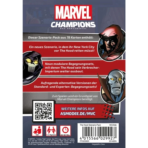 Asmodee Marvel Champions: Das Kartenspiel - The Hood 2 Asmodee Marvel Champions: Das Kartenspiel - The Hood – Bild 2