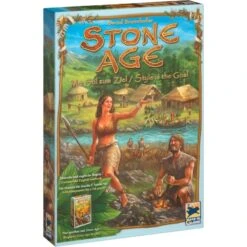 Asmodee Stone Age- Mit Stil Zum Ziel, Brettspiel