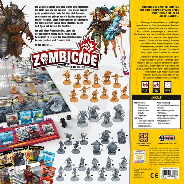 Asmodee Zombicide 2. Edition, Brettspiel 4 Asmodee Zombicide 2. Edition, Brettspiel – Bild 4