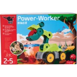 BIG Power-Worker Mini Dino T-Rex, Spielfahrzeug -Spielzeugwelt Verkauf BIG Power Worker Mini Dino T Rex Spielfahrzeug@@1788625 5