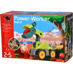 BIG Power-Worker Mini Dino T-Rex, Spielfahrzeug -Spielzeugwelt Verkauf BIG Power Worker Mini Dino T Rex Spielfahrzeug@@1788625 6