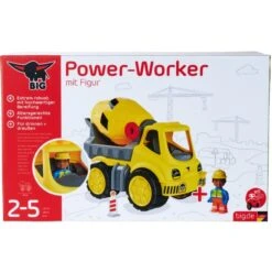 BIG Power-Worker Zementmischer + Figur, Spielfahrzeug 9 BIG Power-Worker Zementmischer + Figur, Spielfahrzeug -Spielzeugwelt Verkauf BIG Power Worker Zementmischer Figur Spielfahrzeug@@1788622 2