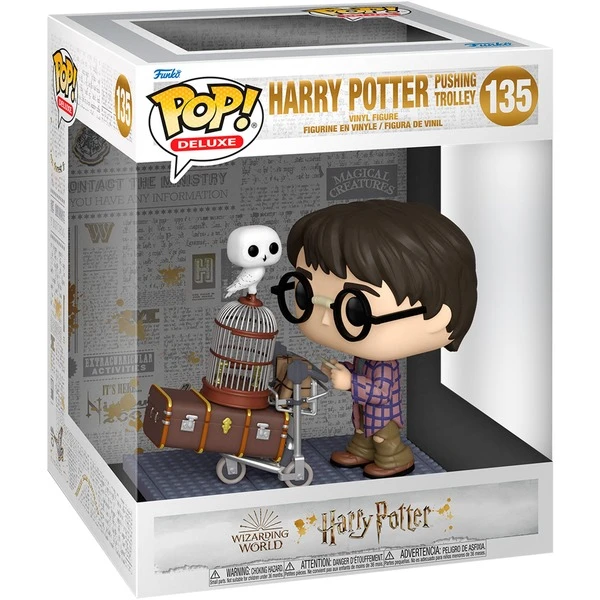 Funko POP! Deluxe Harry Potter - Harry Pushing Trolley, Spielfigur 2 Funko POP! Deluxe Harry Potter - Harry Pushing Trolley, Spielfigur – Bild 2