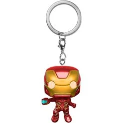 Funko POP! Schlüsselanhänger Marvel - Iron Man, Spielfigur
