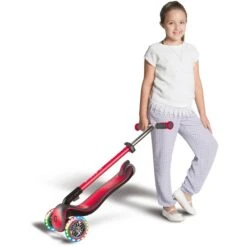 GLOBBER Elite Deluxe Mit Leuchtrollen, Scooter -Spielzeugwelt Verkauf GLOBBER Elite Deluxe mit Leuchtrollen Scooter@@1700342 11