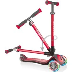 GLOBBER Elite Deluxe Mit Leuchtrollen, Scooter -Spielzeugwelt Verkauf GLOBBER Elite Deluxe mit Leuchtrollen Scooter@@1700342 2