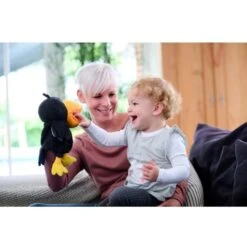 HABA Handpuppe Rabe Theo, Spielfigur -Spielzeugwelt Verkauf HABA Handpuppe Rabe Theo Spielfigur@@1912921 4