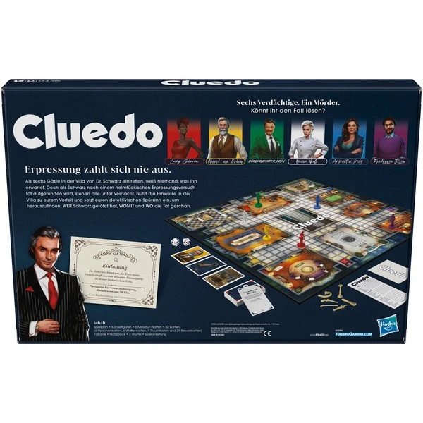 Hasbro Cluedo Classic, Brettspiel 4 Hasbro Cluedo Classic, Brettspiel – Bild 4