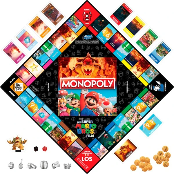 Hasbro Monopoly Super Mario Film Edition, Brettspiel 4 Hasbro Monopoly Super Mario Film Edition, Brettspiel – Bild 4