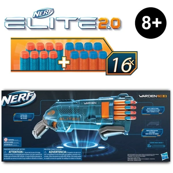 Hasbro Nerf Elite 2.0 Warden DB-8, Nerf Gun – Bild 2
