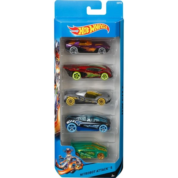 Hot Wheels 5er Geschenkset Sortiment, Spielfahrzeug 1 Hot Wheels 5er Geschenkset Sortiment, Spielfahrzeug