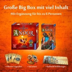 KOSMOS Die Legenden Von Andor - Big Box, Brettspiel 7 KOSMOS Die Legenden Von Andor - Big Box, Brettspiel -Spielzeugwelt Verkauf KOSMOS Die Legenden von Andor Big Box Brettspiel@@1848355 2