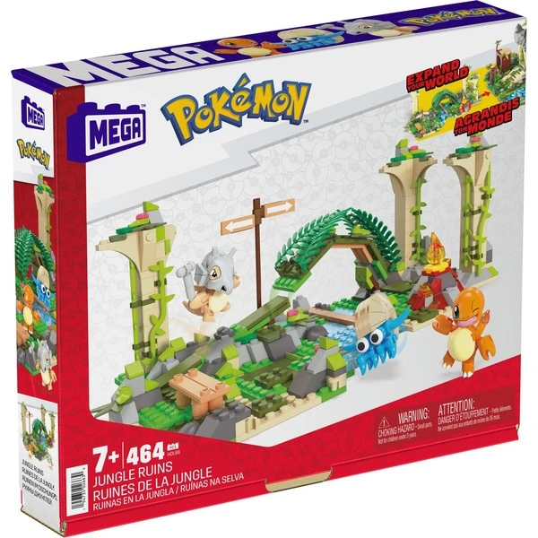 MEGA Pokémon - Dschungel-Ruinen Bauset, Konstruktionsspielzeug 7 MEGA Pokémon - Dschungel-Ruinen Bauset, Konstruktionsspielzeug – Bild 7