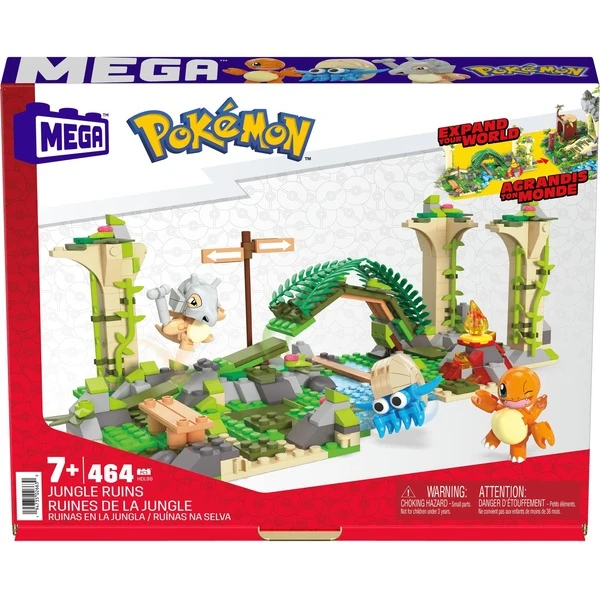 MEGA Pokémon - Dschungel-Ruinen Bauset, Konstruktionsspielzeug 8 MEGA Pokémon - Dschungel-Ruinen Bauset, Konstruktionsspielzeug – Bild 8
