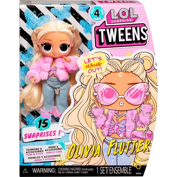 MGA Entertainment L.O.L. Surprise Tweens Serie 4 - Olivia Flutter, Puppe 1 MGA Entertainment L.O.L. Surprise Tweens Serie 4 - Olivia Flutter, Puppe