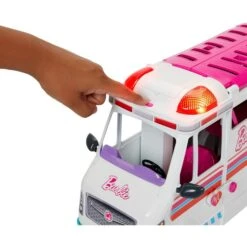 Mattel Barbie 2-in-1 Krankenwagen Spielset, Spielfahrzeug -Spielzeugwelt Verkauf Mattel Barbie 2 in 1 Krankenwagen Spielset Spielfahrzeug@@1919785 3
