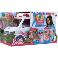 Mattel Barbie 2-in-1 Krankenwagen Spielset (mit Licht & Geräuschen), Spielfahrzeug 35 Mattel Barbie 2-in-1 Krankenwagen Spielset (mit Licht & Geräuschen), Spielfahrzeug -Spielzeugwelt Verkauf Mattel Barbie 2 in 1 Krankenwagen Spielset mit Licht Ger uschen Spielfahrzeug@@1ssmubcq 35