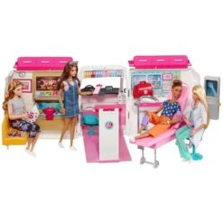 Mattel Barbie 2-in-1 Krankenwagen Spielset (mit Licht & Geräuschen), Spielfahrzeug 25 Mattel Barbie 2-in-1 Krankenwagen Spielset (mit Licht & Geräuschen), Spielfahrzeug -Spielzeugwelt Verkauf Mattel Barbie 2 in 1 Krankenwagen Spielset mit Licht Ger uschen Spielfahrzeug@@1ssmubcq 4