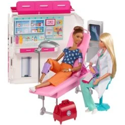 Mattel Barbie 2-in-1 Krankenwagen Spielset (mit Licht & Geräuschen), Spielfahrzeug 27 Mattel Barbie 2-in-1 Krankenwagen Spielset (mit Licht & Geräuschen), Spielfahrzeug -Spielzeugwelt Verkauf Mattel Barbie 2 in 1 Krankenwagen Spielset mit Licht Ger uschen Spielfahrzeug@@1ssmubcq 6