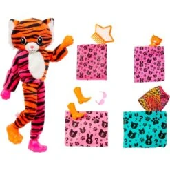 Mattel Barbie Cutie Reveal Dschungel Serie - Tiger, Puppe -Spielzeugwelt Verkauf Mattel Barbie Cutie Reveal Dschungel Serie Tiger Puppe@@100024218 3