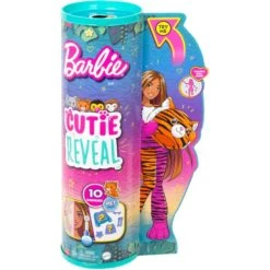 Mattel Barbie Cutie Reveal Dschungel Serie - Tiger, Puppe -Spielzeugwelt Verkauf Mattel Barbie Cutie Reveal Dschungel Serie Tiger Puppe@@100024218 6