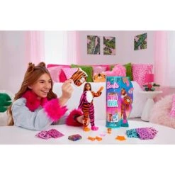 Mattel Barbie Cutie Reveal Dschungel Serie - Tiger, Puppe -Spielzeugwelt Verkauf Mattel Barbie Cutie Reveal Dschungel Serie Tiger Puppe@@100024218 7