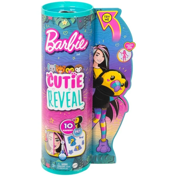 Mattel Barbie Cutie Reveal Dschungel Serie - Tukan, Puppe 6 Mattel Barbie Cutie Reveal Dschungel Serie - Tukan, Puppe – Bild 6