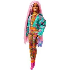 Spielzeugwelt Verkauf -Spielzeugwelt Verkauf Mattel Barbie Extra Puppe mit pinken Flechtz pfen@@1758014 1