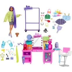 Spielzeugwelt Verkauf -Spielzeugwelt Verkauf Mattel Barbie Extra Spielset mit Puppe und Stylingtisch@@1758017 1