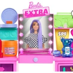 Mattel Barbie Extra Spielset Mit Puppe Und Stylingtisch -Spielzeugwelt Verkauf Mattel Barbie Extra Spielset mit Puppe und Stylingtisch@@1758017 3