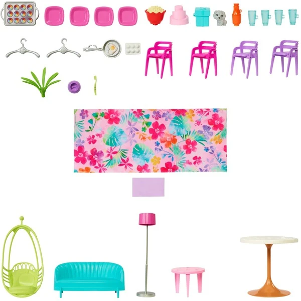 Mattel Barbie Malibu Haus, Spielgebäude 4 Mattel Barbie Malibu Haus, Spielgebäude – Bild 4