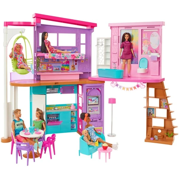 Mattel Barbie Malibu Haus, Spielgebäude 6 Mattel Barbie Malibu Haus, Spielgebäude – Bild 6