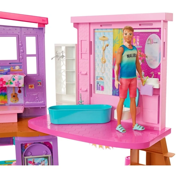 Mattel Barbie Malibu Haus, Spielgebäude 7 Mattel Barbie Malibu Haus, Spielgebäude – Bild 7