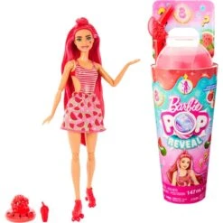 Mattel Barbie Pop! Reveal Juicy Fruits - Wassermelone, Puppe