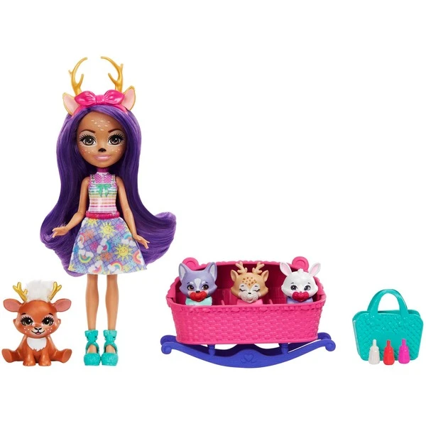 Mattel Enchantimals Baby Bestie Danessa Deer & Sprint, Puppe 2 Mattel Enchantimals Baby Bestie Danessa Deer & Sprint, Puppe – Bild 2