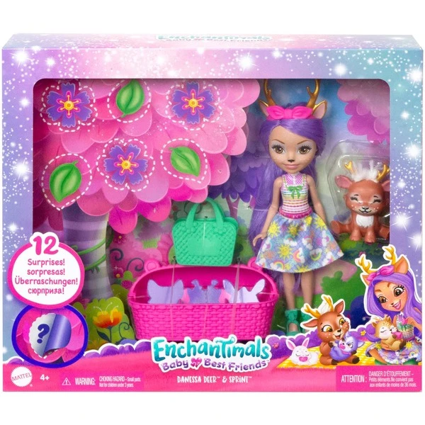 Mattel Enchantimals Baby Bestie Danessa Deer & Sprint, Puppe 4 Mattel Enchantimals Baby Bestie Danessa Deer & Sprint, Puppe – Bild 4