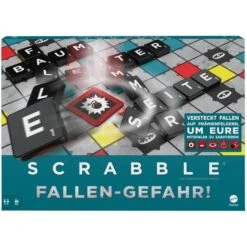 Mattel Games Scrabble Fallen-Gefahr, Brettspiel