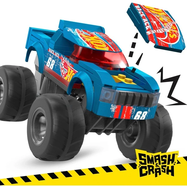 Mattel MEGA Hot Wheels Smash-und-Crash Race Ace Monster Truck, Konstruktionsspielzeug – Bild 6
