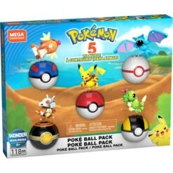 Mattel MEGA Pokémon Pokéball Pack, Konstruktionsspielzeug -Spielzeugwelt Verkauf Mattel MEGA Pok mon Pok ball Pack Konstruktionsspielzeug@@1919351 9