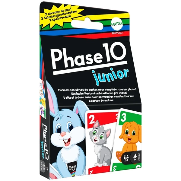 Mattel Phase 10 Junior, Kartenspiel 1 Mattel Phase 10 Junior, Kartenspiel