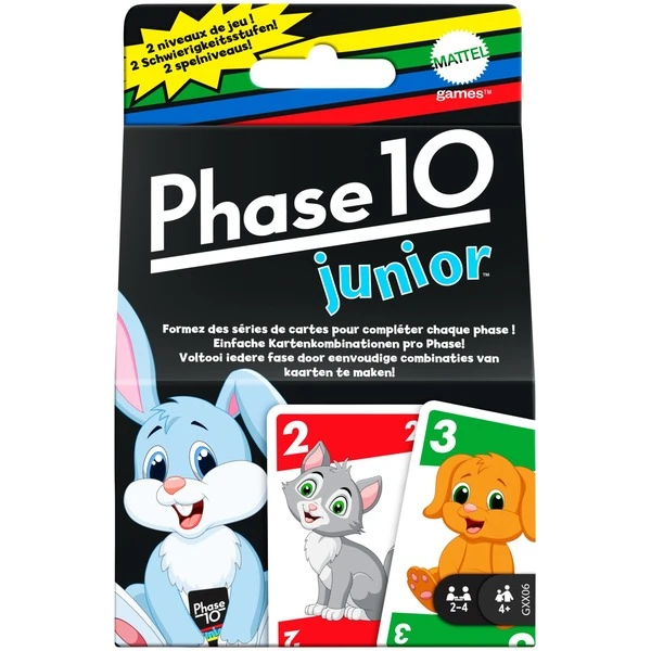 Mattel Phase 10 Junior, Kartenspiel 2 Mattel Phase 10 Junior, Kartenspiel – Bild 2