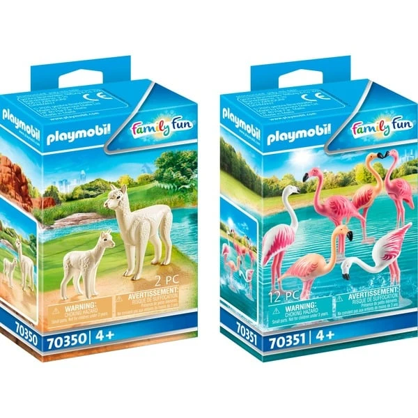 PLAYMOBIL 10119 Family Fun Set Alpaka Mit Baby Und Flamingos, Konstruktionsspielzeug 1 PLAYMOBIL 10119 Family Fun Set Alpaka Mit Baby Und Flamingos, Konstruktionsspielzeug