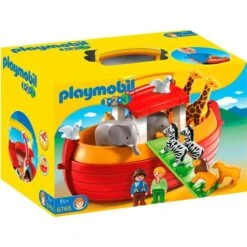 PLAYMOBIL 6765 1.2.3 Meine Mitnehm-Arche Noah, Konstruktionsspielzeug