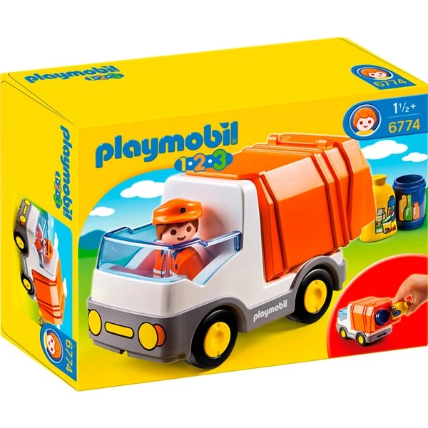 PLAYMOBIL 6774 1.2.3 Müllauto, Konstruktionsspielzeug 1 PLAYMOBIL 6774 1.2.3 Müllauto, Konstruktionsspielzeug