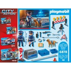 PLAYMOBIL 6878 City Action Polizei-Straßensperre, Konstruktionsspielzeug -Spielzeugwelt Verkauf PLAYMOBIL 6878 City Action Polizei Stra ensperre Konstruktionsspielzeug@@1249188 6